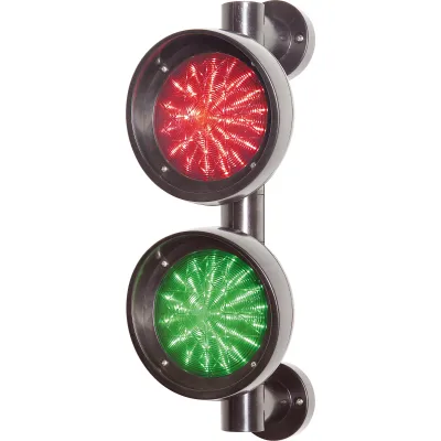 BERNER LED-Ampel TL40RD/GR | 230V AC | 2-fach | IP65 | 10W | schwenkbar | Kunststoff | rot/grün | 125mm