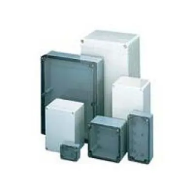 Bernstein Leergehäuse CT-582 3580000000 | ABS-Gehäuse IP66 | 120x80x55 mm | grau RAL 7035 | schlagfest IK07