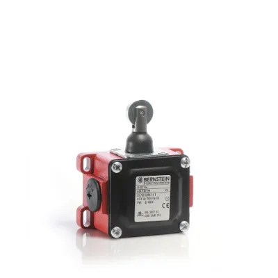 BERNSTEIN Grenztaster D-SU1 RW 6041168162 | Metallgehäuse | IP65 | Rollenstößel | 1Ö/1S | robust | 96x82x44mm