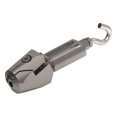 Bernstein Seilspanner QF-40 | 3911040001 | Zugseilmontage für Seilzugschalter | 0,125 m | Spannschloss 40 mm