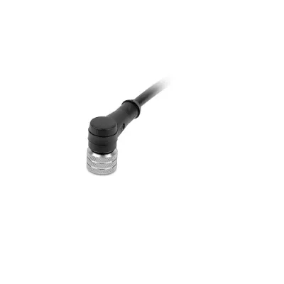 BERNSTEIN Winkelkupplung WDK-M12PS/LL2-6 | M12 3-polig abgewinkelt | 6 m PVC-Kabel | IP68 | LED-Anzeige | Female Buchse