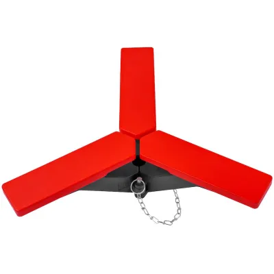 BESSEY Deckenstativ STE-DS | Zubehör für Deckenstützen | Ø 25mm & 28mm | große Auflagefläche | werkzeuglos | rot