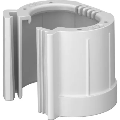 OBO Bettermann Rohrendtülle teilbar M63 | 63 mm | UV-beständig | Polyethylen | lichtgrau