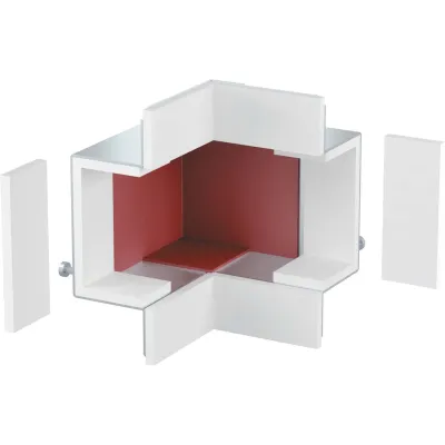 OBO Bettermann Außeneck BSKM-AE 0407 | 7216520 | 90° | 40x70 mm | Stahl bandverzinkt | Wand- & Deckenmontage | I120