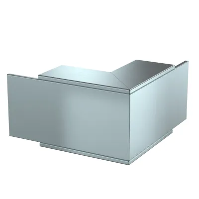 OBO Bettermann Außeneck PLM EC 1220 FS 7218046 | Brandschutzgewebe | 200x120mm | 90° Winkel | Stahl bandverzinkt | zink