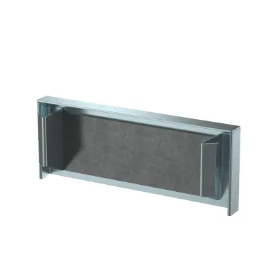 OBO Bettermann Endstück PLM EP 0410 FS 7218086 | Brandschutzgewebe | 105x20x41 mm | Stahl | bandverzinkt | 4-seitig