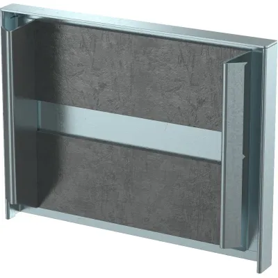 OBO BETTERMANN Endstück PLM EP 0810 FS 7218090 | Brandschutzgewebe | 105x20x81 mm | Stahl bandverzinkt | 4 Seiten