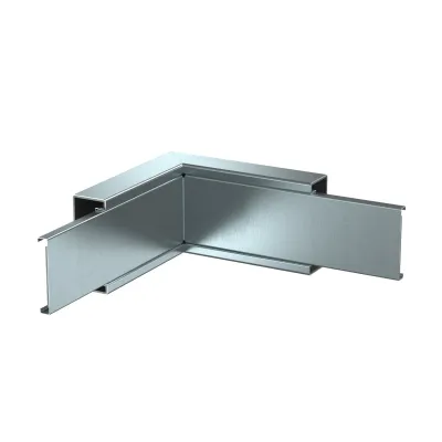 OBO BETTERMANN Inneneck PLM IC 0410 FS 7218050 | Brandschutzgewebe Installationskanal | 90° | 100x40 mm | Stahl verzinkt
