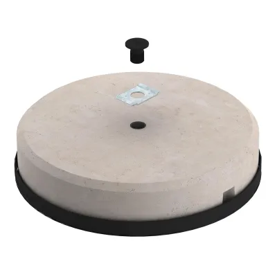 OBO BETTERMANN Rinnenbefestigungs-Set TrayFix-16-S 5403099 | Montagesystem für Gitterrinnen | FangFix-Stein 16 kg