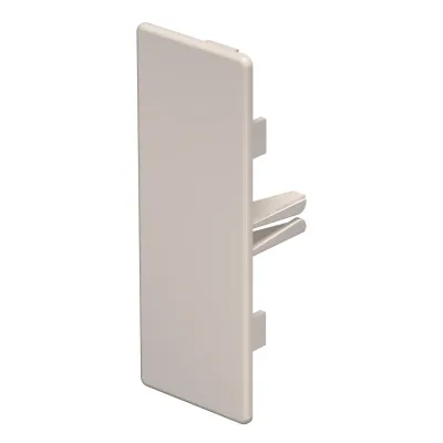 OBO Bettermann Endstück WDK HE40110CW | Endkappe für Kabelkanal | 40x110mm | PVC | cremeweiß RAL9001