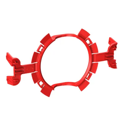 OBO Bettermann Montagehilfe ZU 60-QF | UP Quick-Fix 2003740 | Unterputzdose Ø60mm | Polypropylen signalrot