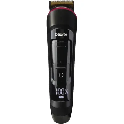 Beurer Barttrimmer MN4X 10260 | Bartschneider Akku/Netz | 12 Schnittlängen | Edelstahlklinge | abwaschbar