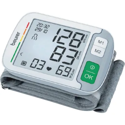 Beurer Blutdruckmessgerät Handgelenk BC 51 | vollautomatisch | Pulsmessung | Arrhythmie-Erkennung | 2x120 Speicher