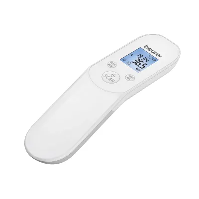 Beurer Infrarot-Fieberthermometer FT 85 795.06 | kontaktlos | Stirn- & Oberflächenmessung | Fieberalarm | 60 Speicher
