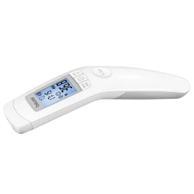 Beurer Infrarot Fieberthermometer FT 90 | kontaktloses Stirnthermometer | Fieberalarm | 60 Speicherplätze | weiß