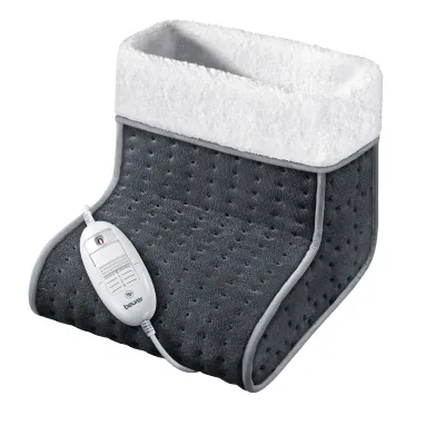 Beurer Fußwärmer FW 20 Cosy 100W | elektrische Fußheizung | 3 Stufen | Abschaltautomatik | herausnehmbar | grau