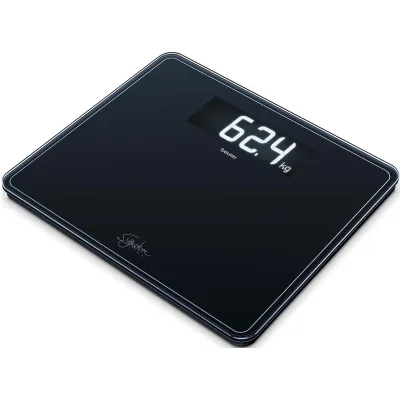 Beurer Personenwaage GS 410 Signature Line 73576 | Glaswaage digital | XXL-Trittfläche 35x30 cm | 200 kg | Schwarz