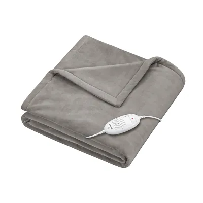 Beurer Heizdecke HD 75 | 424.00 | Wärmezudecke elektrisch | 6 Temperaturstufen | Flauschfaser | 180x130 cm | taupe