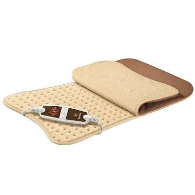 Beurer Heizkissen HK 115 Cosy | 100W | 6 Temperaturstufen | Schnellheizung | Abschaltautomatik | 47x34cm | beige-braun