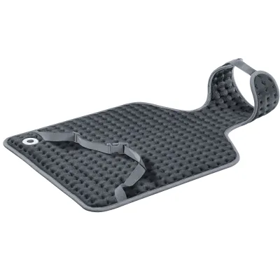 Beurer HK 53 Cosy Heizkissen | Rücken & Nacken | elektrisch | 3 Heizstufen | Fleece | waschbar | grau