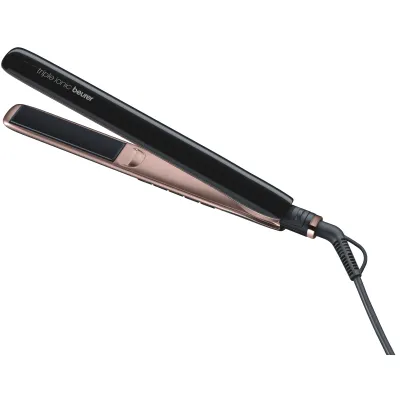 Beurer Haarglätter HS 80 | Triple Ionic | Titanium-Beschichtung | 100–220 °C | schwarz