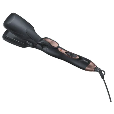 Beurer Multistyler HT 60 | Haarstyler 7-in-1 | Keramik-Beschichtung | Glätteisen, Lockenstab, Kreppeisen | Schwarz