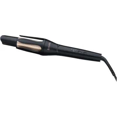 Beurer Lockenstab HT 75 | Automatisch | Keramik-Turmalin | 3 Temperaturstufen | Ionen-Technologie | Schwarz