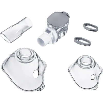 Beurer Inhalator IH 57 | Mesh-Vernebler mit Akkubetrieb | Erwachsenen- & Kindermaske | Schwingmembran | Weiß