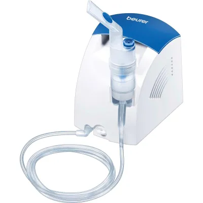 Beurer Inhalator IH 26 | Kompressor | Nasendusche | Masken für Kinder & Erwachsene | weiß