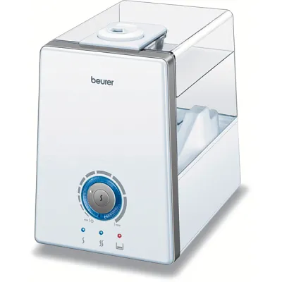 Beurer Luftbefeuchter LB 88 Dual 681.16 | Ultraschall & Verdampfer | 550 ml/h | 6L Tank | für 48 m² | Aromapads | weiß