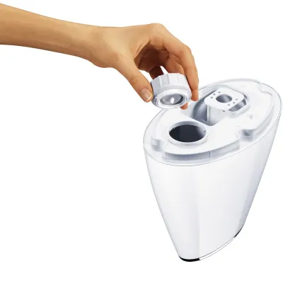 Beurer Luftbefeuchter LB 37 | 681.13 | Ultraschall | für bis zu 20 m² | 2 l Tank | Nachtmodus | Aromafunktion | Weiß