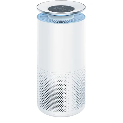 Beurer Luftreiniger LR 400 | HEPA H13 Filter | App-Steuerung | UV-Licht | 69m² | 4 Stufen | Nachtmodus | Weiß