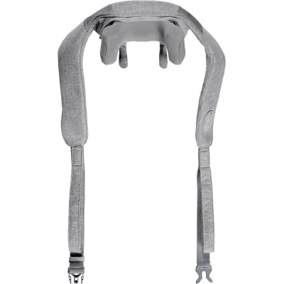 Beurer Nackenmassagegerät MG 154 | kabellos mit Akku | Wärmefunktion | 2 Intensitätsstufen | 4 Massageköpfe | Grau