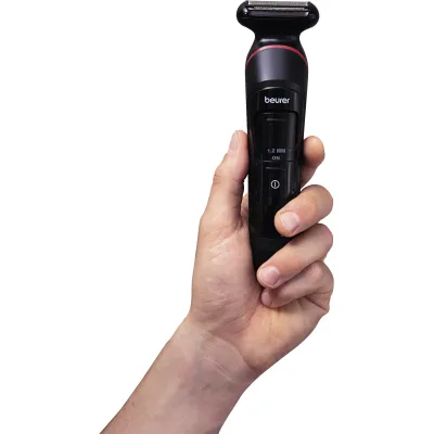 MN9X Barttrimmer | Limited Edition | Multigroomer 11 Aufsätze | Nass- & Trockenrasur | Akku 90 Min | Schwarz