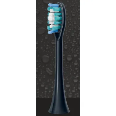 Beurer Aufsteckbürsten SC Premium Whiten 10531 | Ersatzbürsten für Sonicare | 4er-Set | mittlere Borsten | schwarz