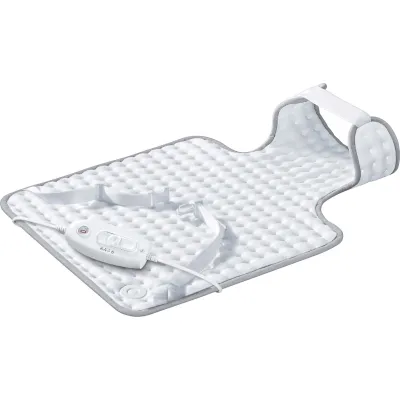 Beurer Heizkissen SHK 32 | Rücken-Nacken-Heizkissen | 3 Temperaturstufen | Abschaltautomatik | 54x38 cm | Weiß