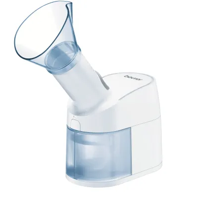 Beurer Inhalator SI 40 | Dampfvernebler für Mund & Nase | Verneblung mit Kochsalzlösung & Ölen | Weiß