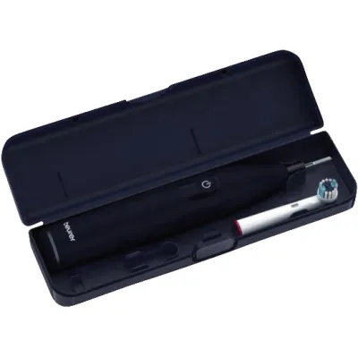 Beurer Elektrische Zahnbürste TB 50 | Andrucksensor | 3 Programme | 2-Minuten-Timer | Reiseetui | Akku | Schwarz