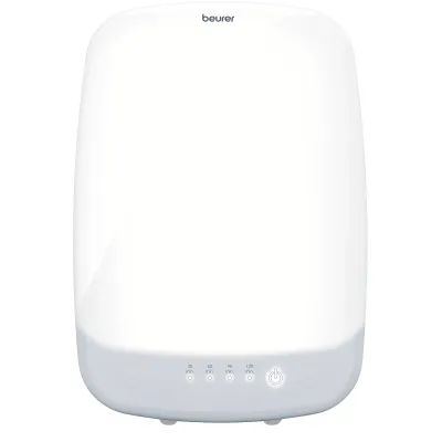 Beurer Tageslichtlampe TL 85 | 14.000 Lux | flackerfrei & UV-frei | Touch-Bedienung | Timer | LED | weiß