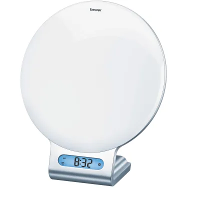 Beurer Lichtwecker WL 75 589.28 | Sonnenaufgangssimulation | Radio | Wellnesslicht 256 Farben | USB | App-Steuerung