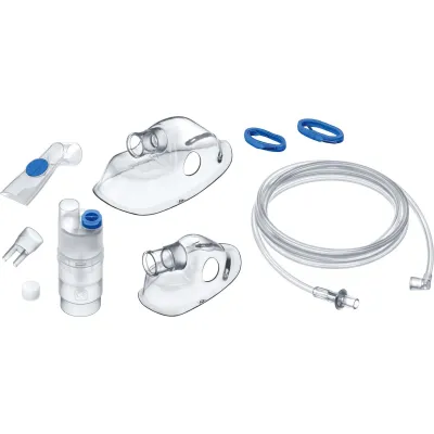 Beurer Zubehörset für Inhalator IH 21 / IH 26 | 601.28 | Yearpack | 16-teilig | inkl. Masken & Filter | Weiß