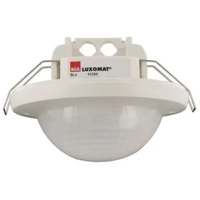 B.E.G. Bewegungsmelder BL-4-DE 93288 | Decken-Bewegungsmelder 360° | Innenbereich | passiv Infrarot | IP20 | weiß