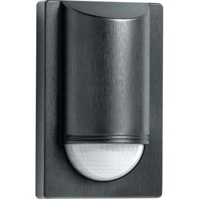 STEINEL Bewegungsmelder IS 2180 ECO 034702 | PIR außen | 180° 12m | IP54 | Aufputz | Unterkriechschutz | schwarz