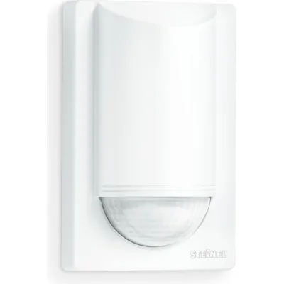 STEINEL Bewegungsmelder IS 2180 ECO 034696 | PIR Sensor | 180° Erfassung | 12m Reichweite | IP54 | Aufputz | Weiß