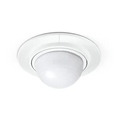 STEINEL Bewegungsmelder IS 2360 DE ECO 034733 | PIR Einbau-Bewegungssensor 360° | 4 m Reichweite | IP54 | weiß
