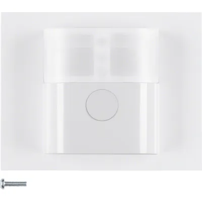 Berker Bewegungsmelder Komfort 85341279 | IR Sensor Unterputz | 1,1m Montagehöhe | 12x16m Reichweite | IP20 | polarweiß