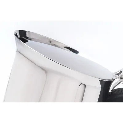 Bialetti Espressokocher New Venus 1685 | 10 Tassen | Edelstahl Induktion | Moka Pot Herdkanne | Silber