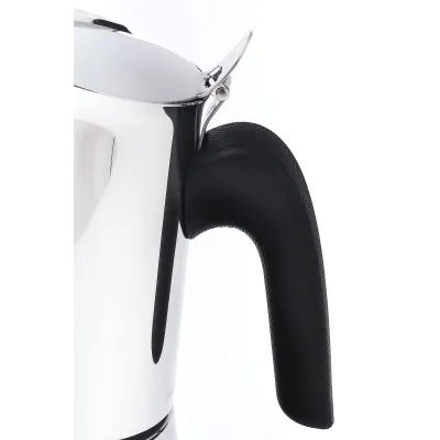 Bialetti Espressokocher New Venus 0007254 | Induktion | 4 Tassen | Edelstahl | ergonomischer Griff | Silber