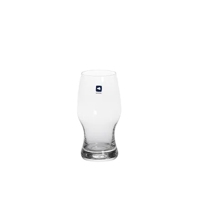 Leonardo Bierglas Taverna 049449 | Bierbecher 0,33l 2er Set | Glas | Spülmaschinengeeignet | Stabiler Boden | Klar