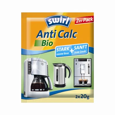 Melitta Bio-Entkalker Pulver 2x20g | Für Kaffeemaschinen & Wasserkocher | Citrus Power | biologisch abbaubar